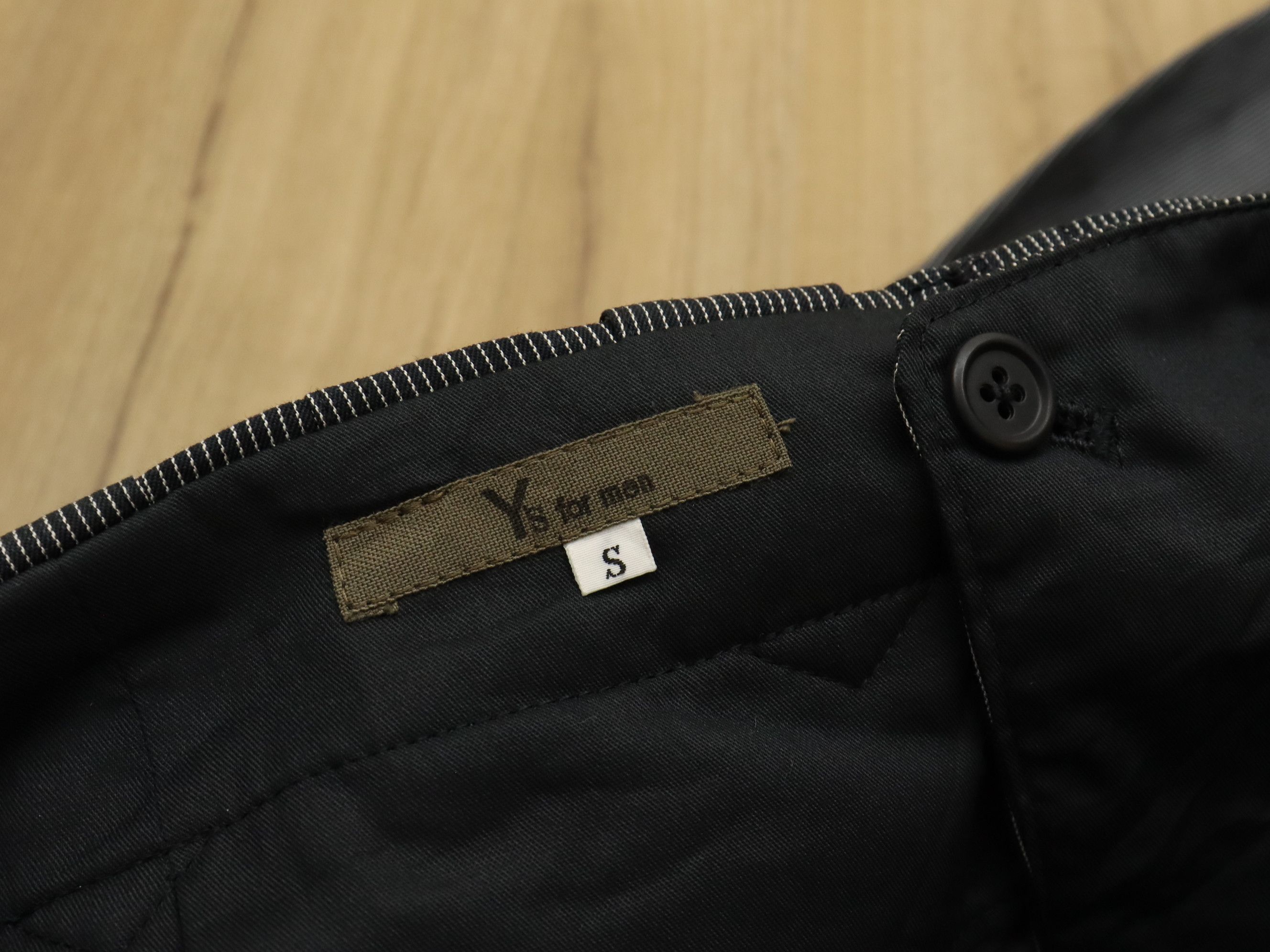 Yohji Yamamoto Yohji Yamamoto Y's For Men Balloon Pinstriped Pleated Pant Size US 29 - 20 Thumbnail