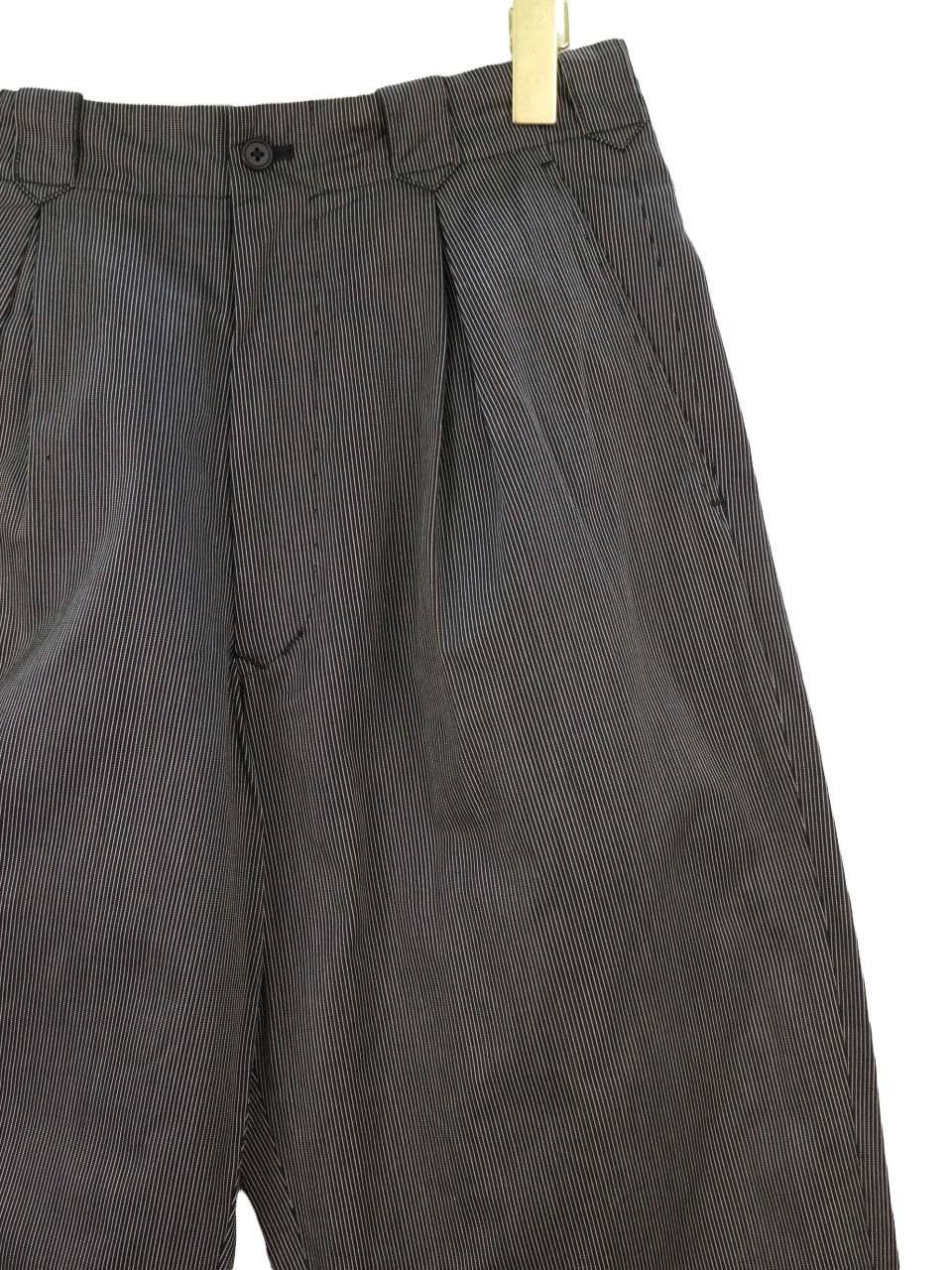 Yohji Yamamoto Yohji Yamamoto Y's For Men Balloon Pinstriped Pleated Pant Size US 29 - 2 Thumbnail