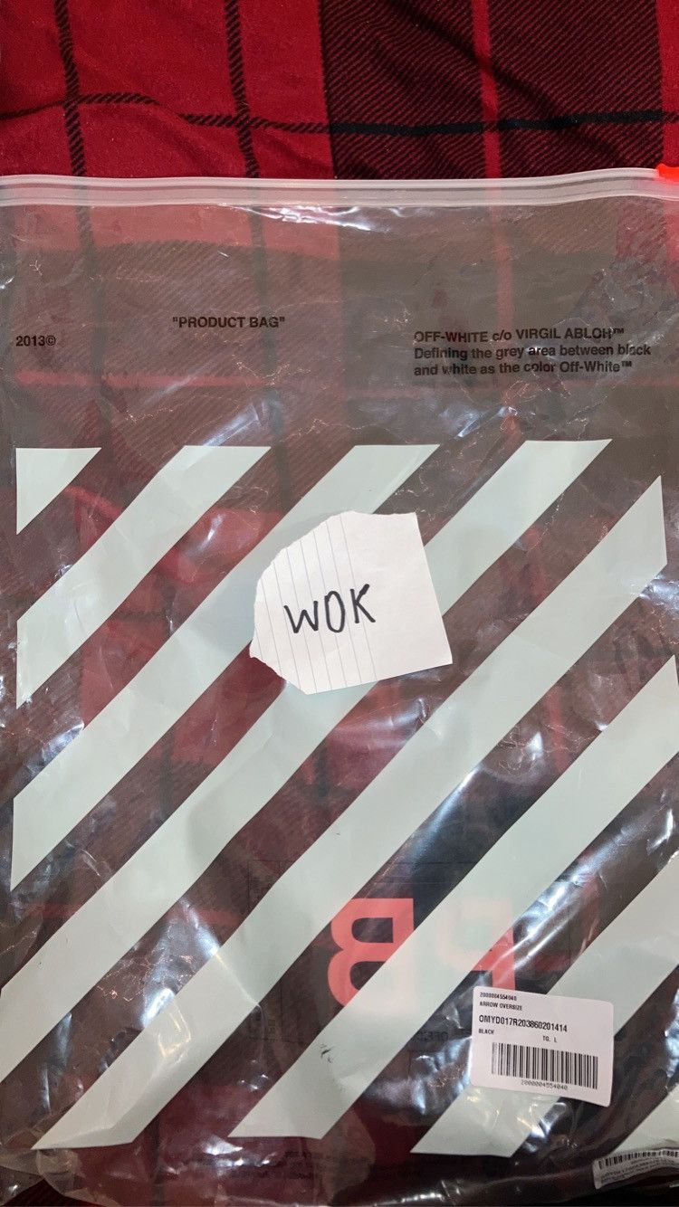 Off-White Off-White Arrow Oversize Denim Shirt Extreme Bleach Size US L / EU 52-54 / 3 - 10 Thumbnail