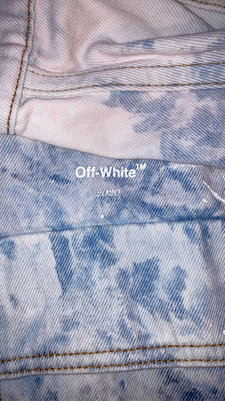 Off-White Off-White Arrow Oversize Denim Shirt Extreme Bleach Size US L / EU 52-54 / 3 - 3 Thumbnail