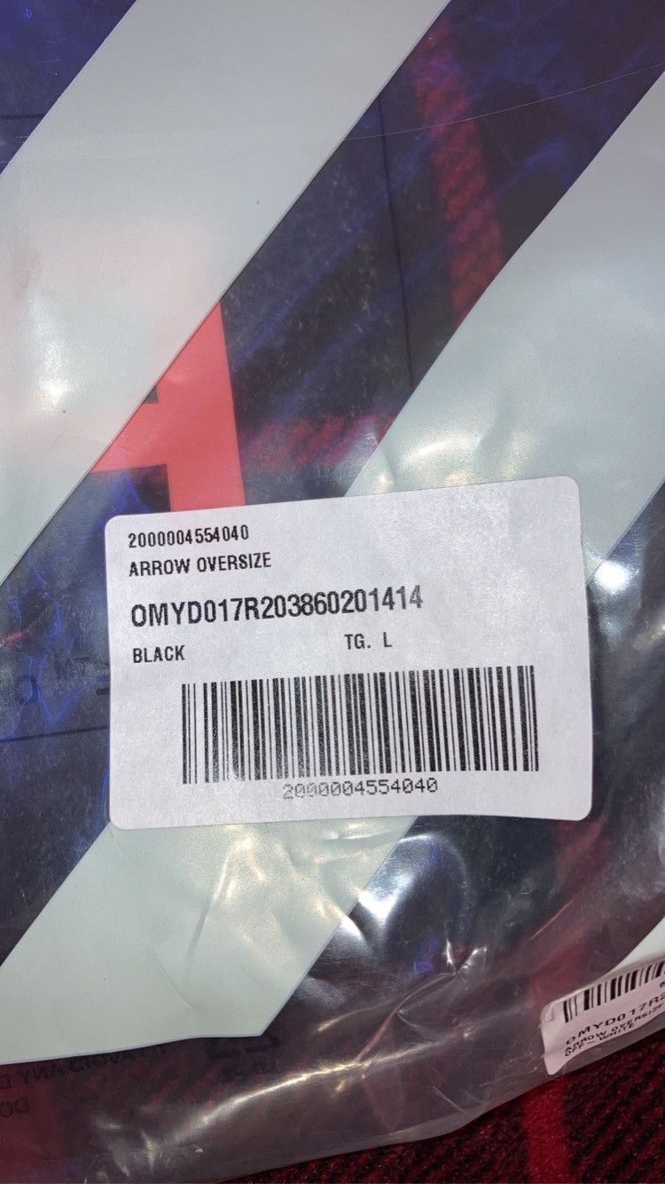 Off-White Off-White Arrow Oversize Denim Shirt Extreme Bleach Size US L / EU 52-54 / 3 - 11 Thumbnail