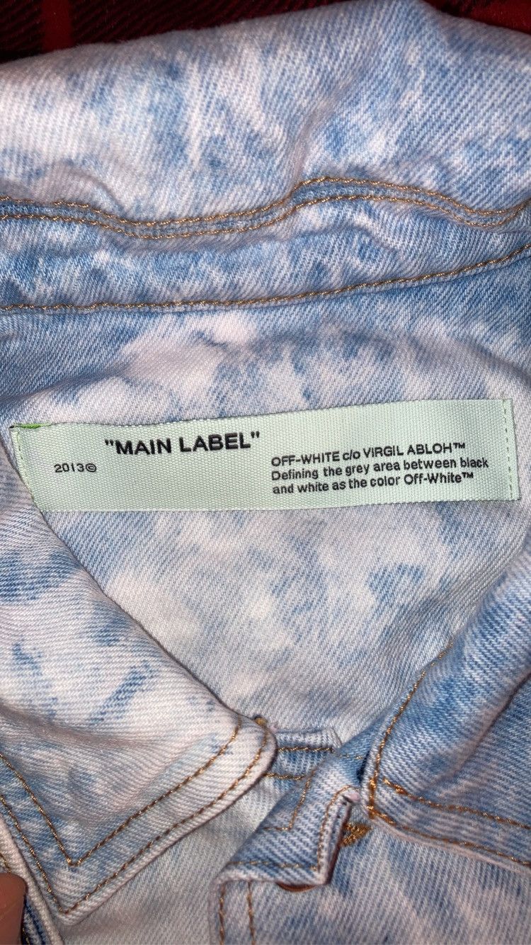 Off-White Off-White Arrow Oversize Denim Shirt Extreme Bleach Size US L / EU 52-54 / 3 - 4 Thumbnail