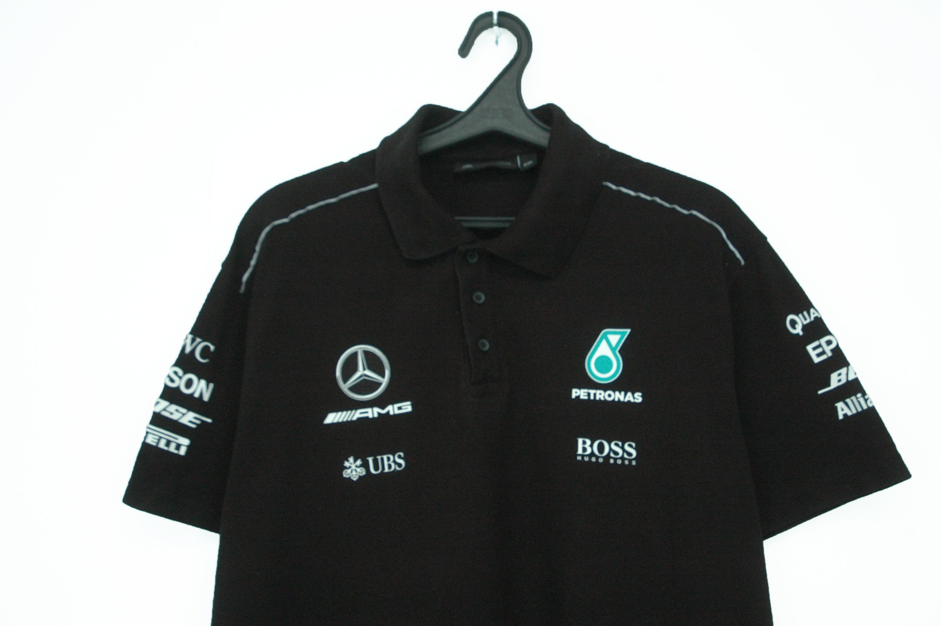 Formula 1 Mercedes Benz AMG Petronas Formula1 Racing Hugo Boss Polo Size US XXL / EU 58 / 5 - 2 Thumbnail