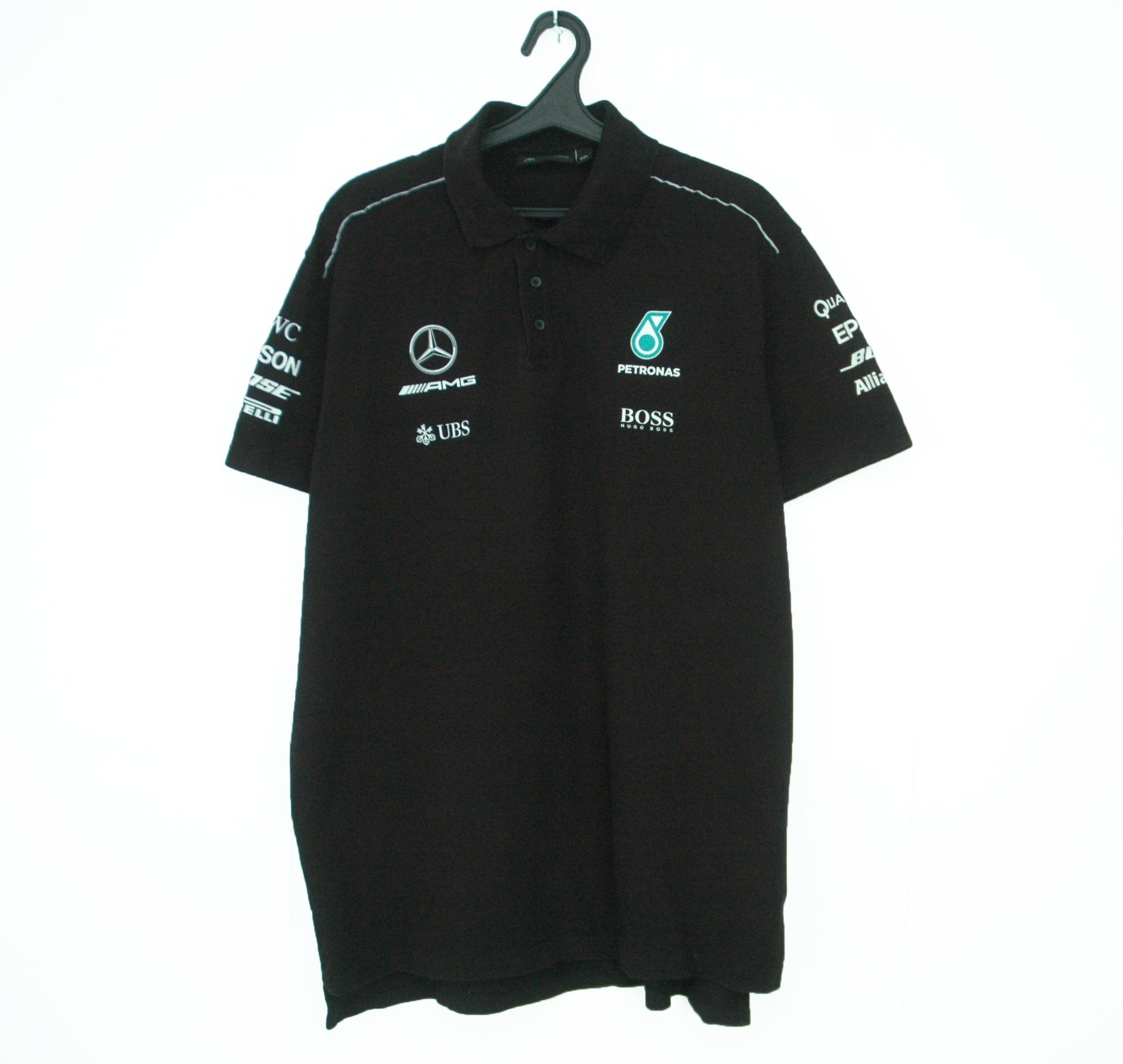 Formula 1 Mercedes Benz AMG Petronas Formula1 Racing Hugo Boss Polo Size US XXL / EU 58 / 5 - 1 Thumbnail