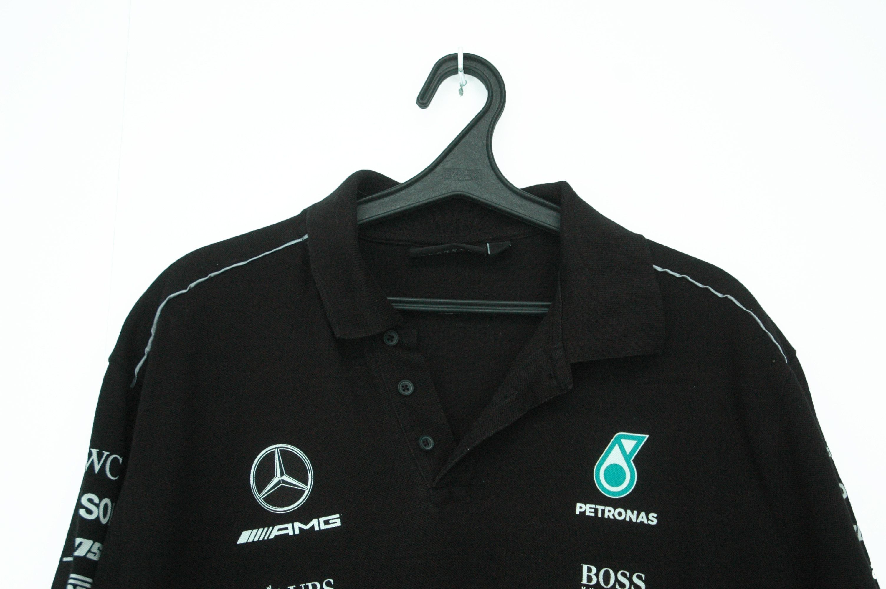 Formula 1 Mercedes Benz AMG Petronas Formula1 Racing Hugo Boss Polo Size US XXL / EU 58 / 5 - 3 Thumbnail