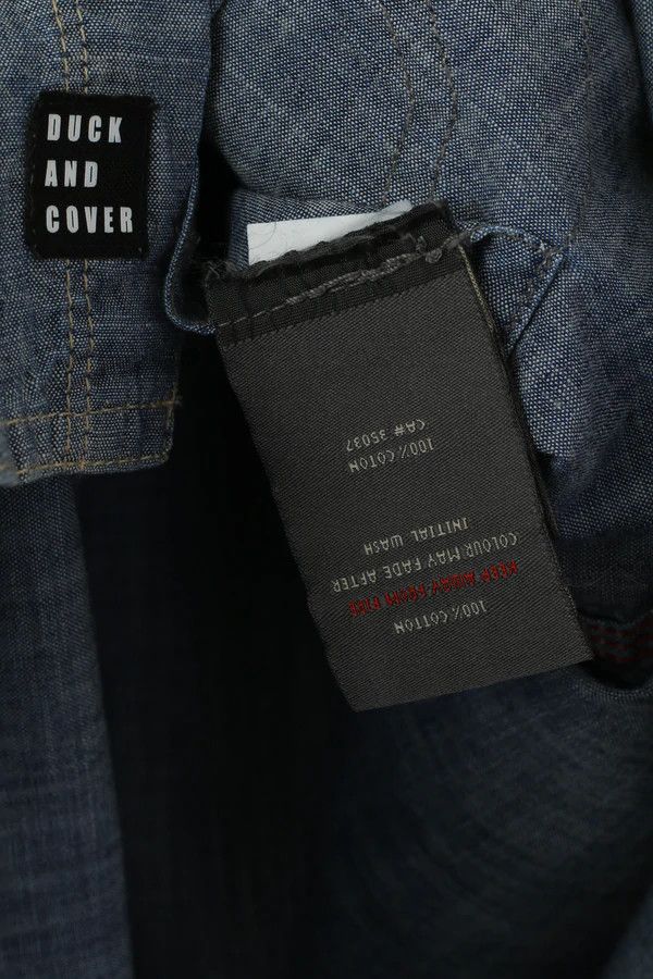 Vintage Duck and Cover Men M Casual Shirt Blue Jeans 8147 Size US M / EU 48-50 / 2 - 4 Thumbnail