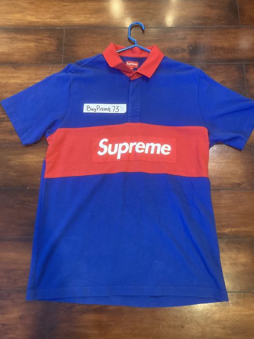 Supreme rugby hotsell polo box logo