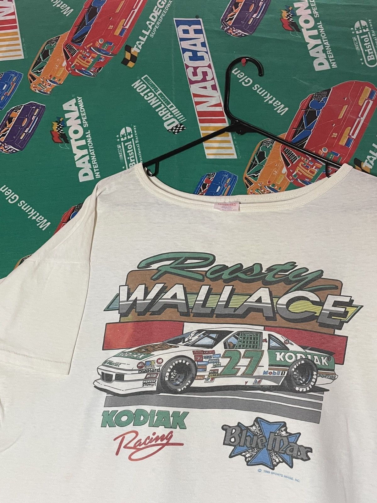 Vintage 1989 Rusty Wallace KODIAK Racing Tobacco Dip Single Stitch ...