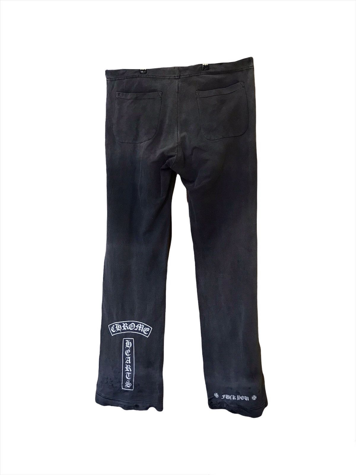 Chrome Hearts Chrome Hearts Fuck You Homeless Style Sweat Pants Size US 33 - 12 Thumbnail