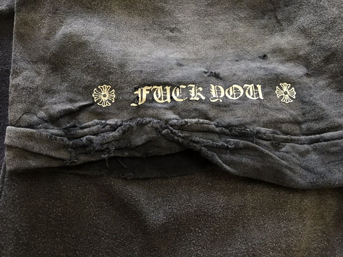 Chrome Hearts Chrome Hearts Fuck You Homeless Style Sweat Pants Size US 33 - 18 Thumbnail