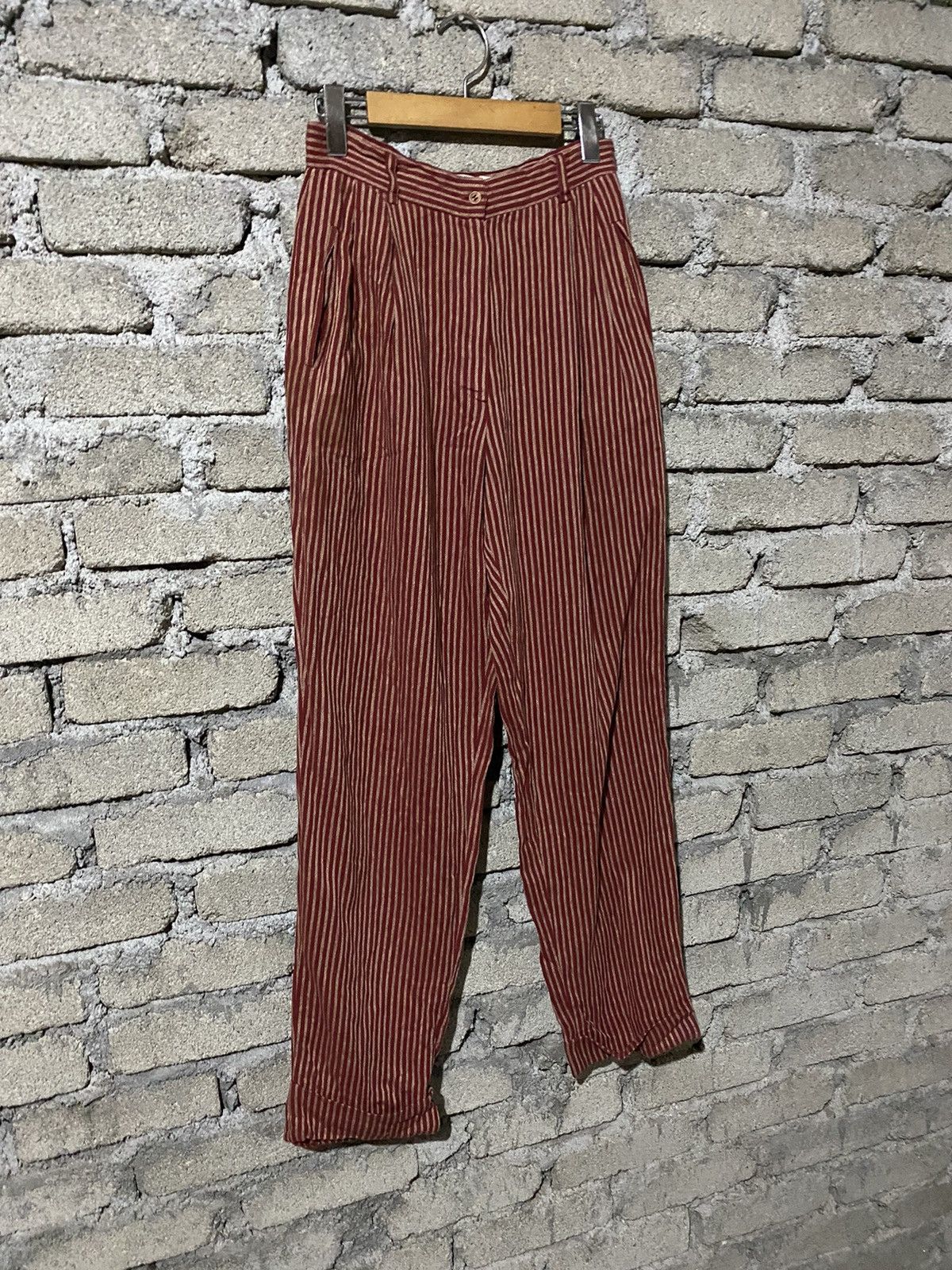 Alviero Martini 🔥SALE🔥ALVERO MARTINI TROUSER PANTS MADE IN ITALY Size US 26 / EU 42 - 3 Thumbnail