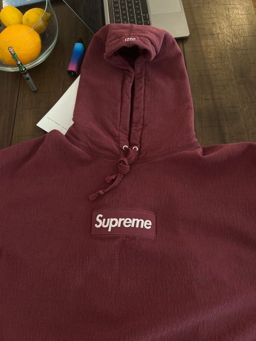 Supreme Supreme Bogo Hoodie Plum 2021 | Grailed