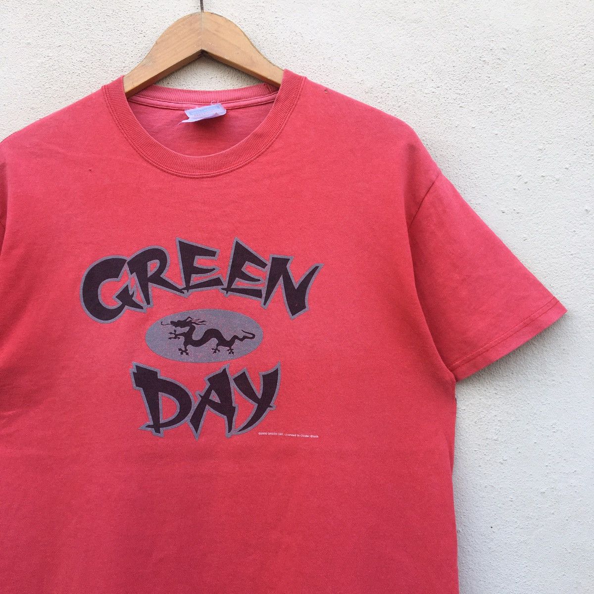 Band Tees × Vintage Vintage GREEN DAY RED DRAGON 2000s T-shirt Size US M / EU 48-50 / 2 - 3 Thumbnail