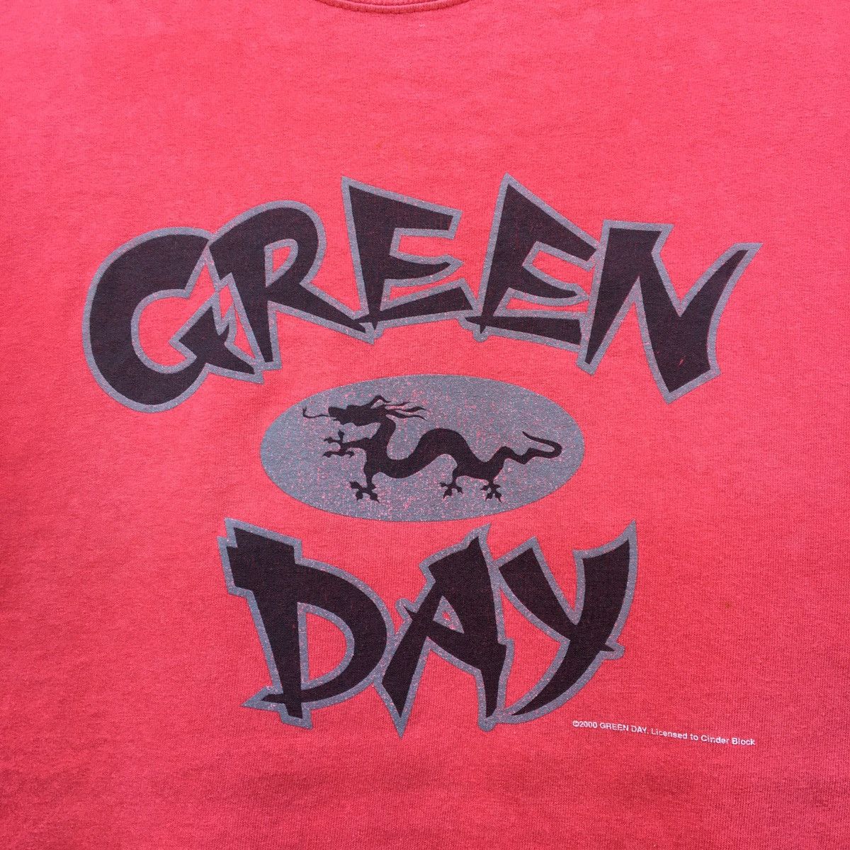 Band Tees × Vintage Vintage GREEN DAY RED DRAGON 2000s T-shirt Size US M / EU 48-50 / 2 - 5 Thumbnail