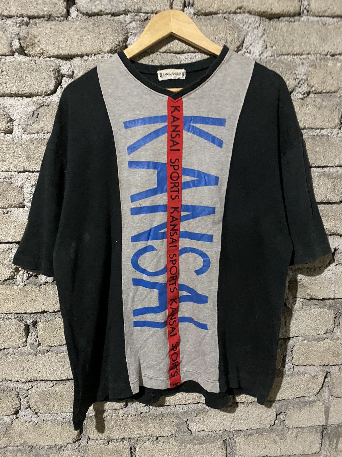 Kansai Yamamoto 🔥SALE🔥VINTAGE KANSAI SPORTS BIG LOGOS SHIRT Size US L / EU 52-54 / 3 - 4 Thumbnail