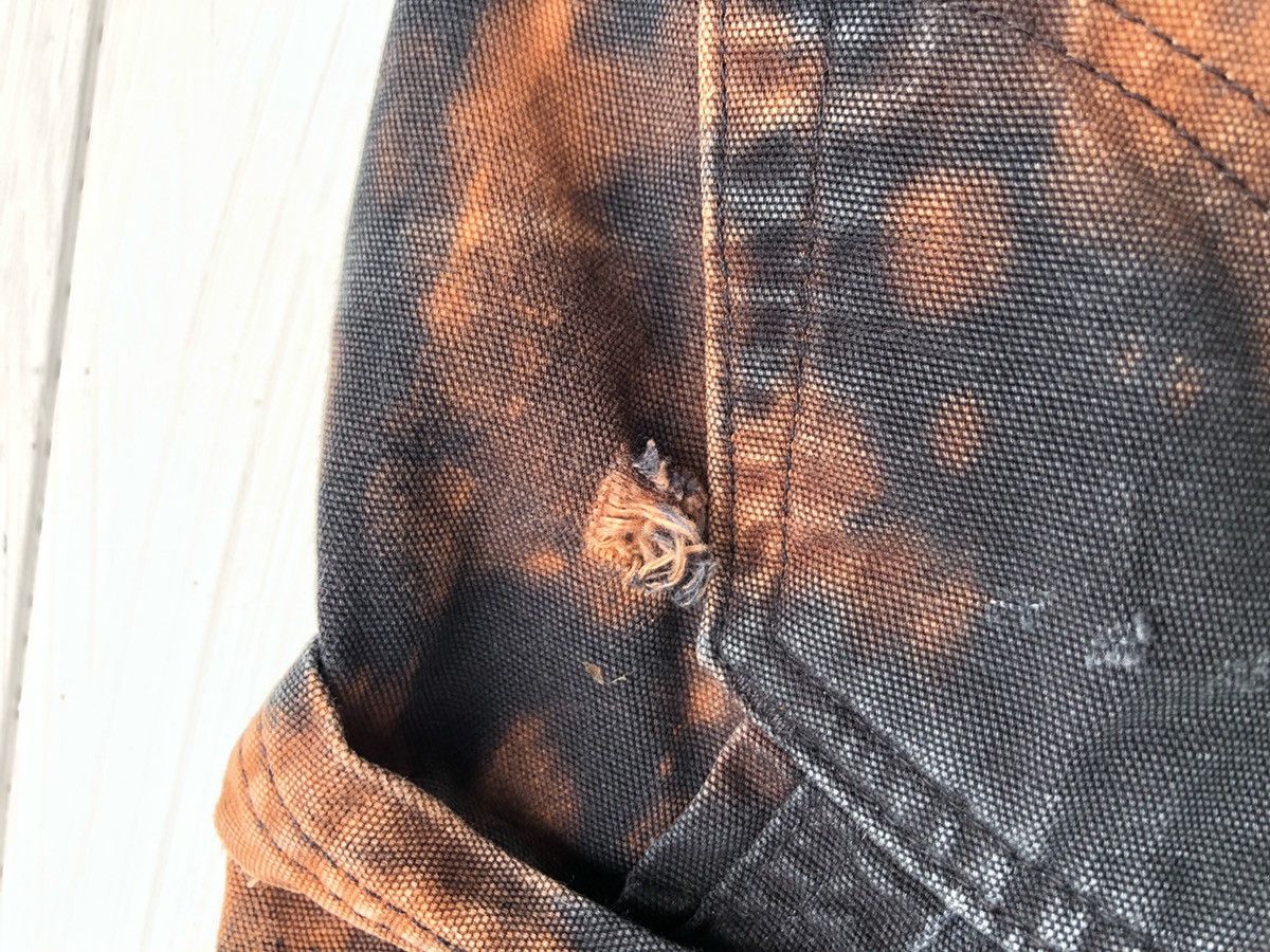 Carhartt × Vintage 🔥🔥Carhatt Carpenter Union Made Worker Custom Bleached Pants Size US 33 - 7 Thumbnail