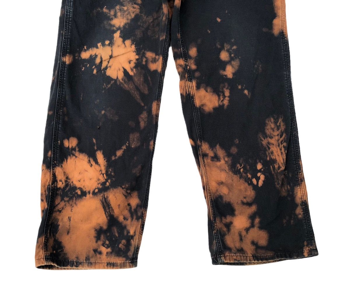 Carhartt × Vintage 🔥🔥Carhatt Carpenter Union Made Worker Custom Bleached Pants Size US 33 - 4 Thumbnail