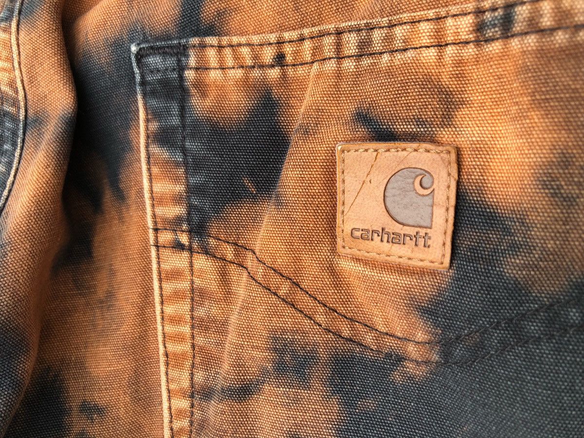 Carhartt × Vintage 🔥🔥Carhatt Carpenter Union Made Worker Custom Bleached Pants Size US 33 - 8 Thumbnail