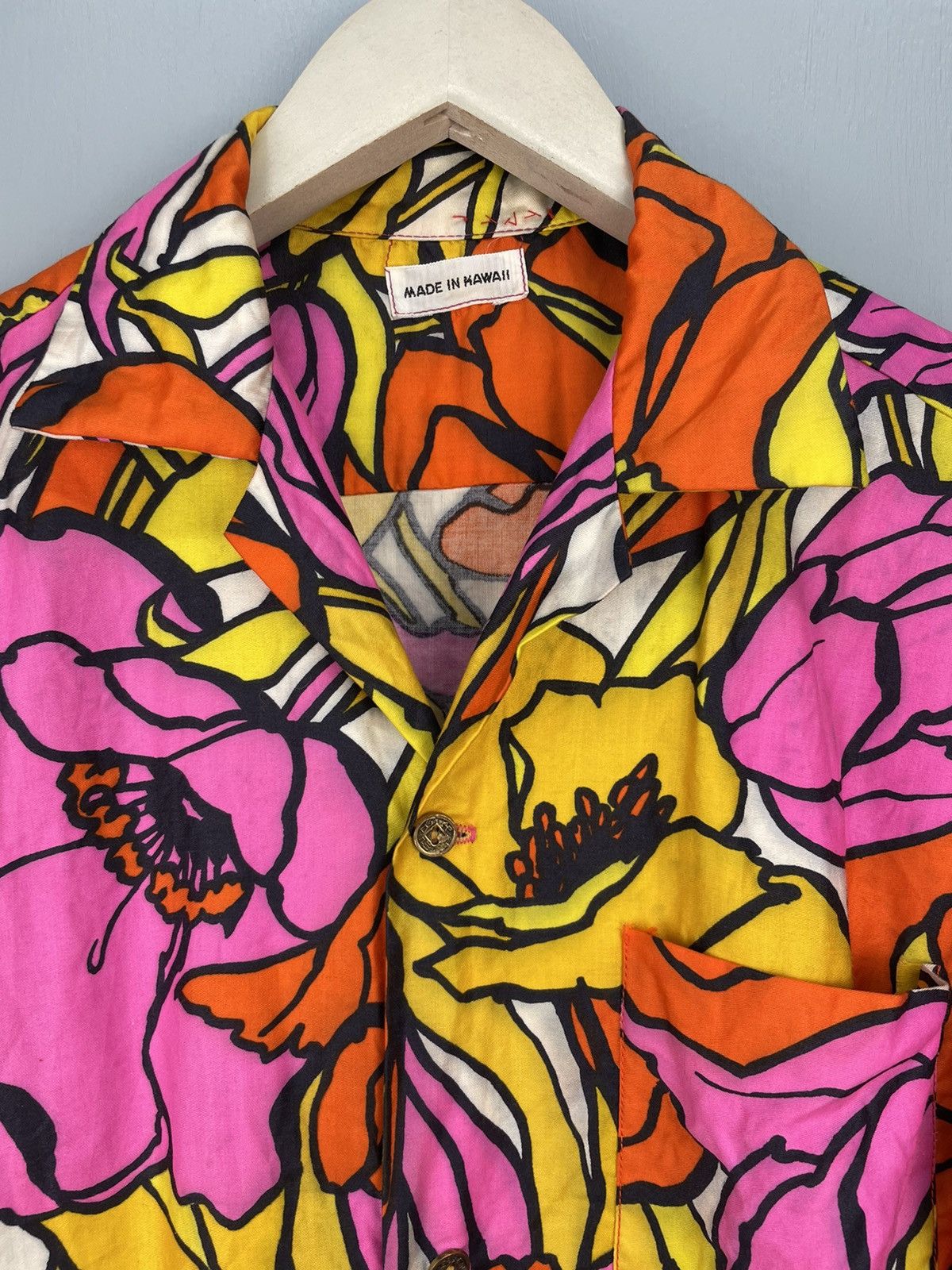 Vintage Vintage 50s Hawaiian shirt Size US S / EU 44-46 / 1 - 3 Thumbnail