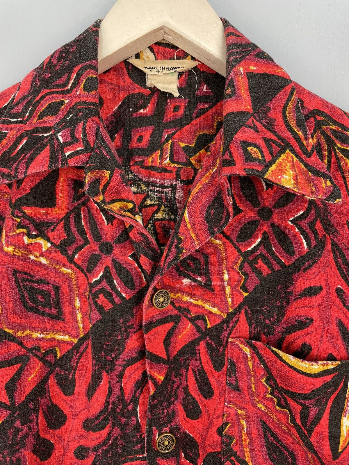 Vintage Vintage 60s Hawaiian shirt Size US M / EU 48-50 / 2 - 3 Thumbnail