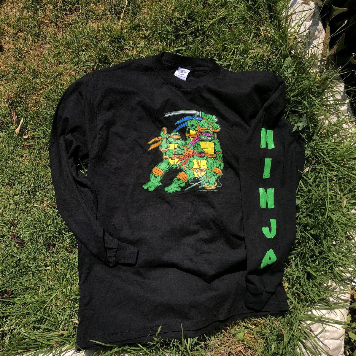 Vintage TURTLE NINJA LONG SLEEVE TEE VINTAGE 2004 Size US L / EU 52-54 / 3 - 2 Thumbnail