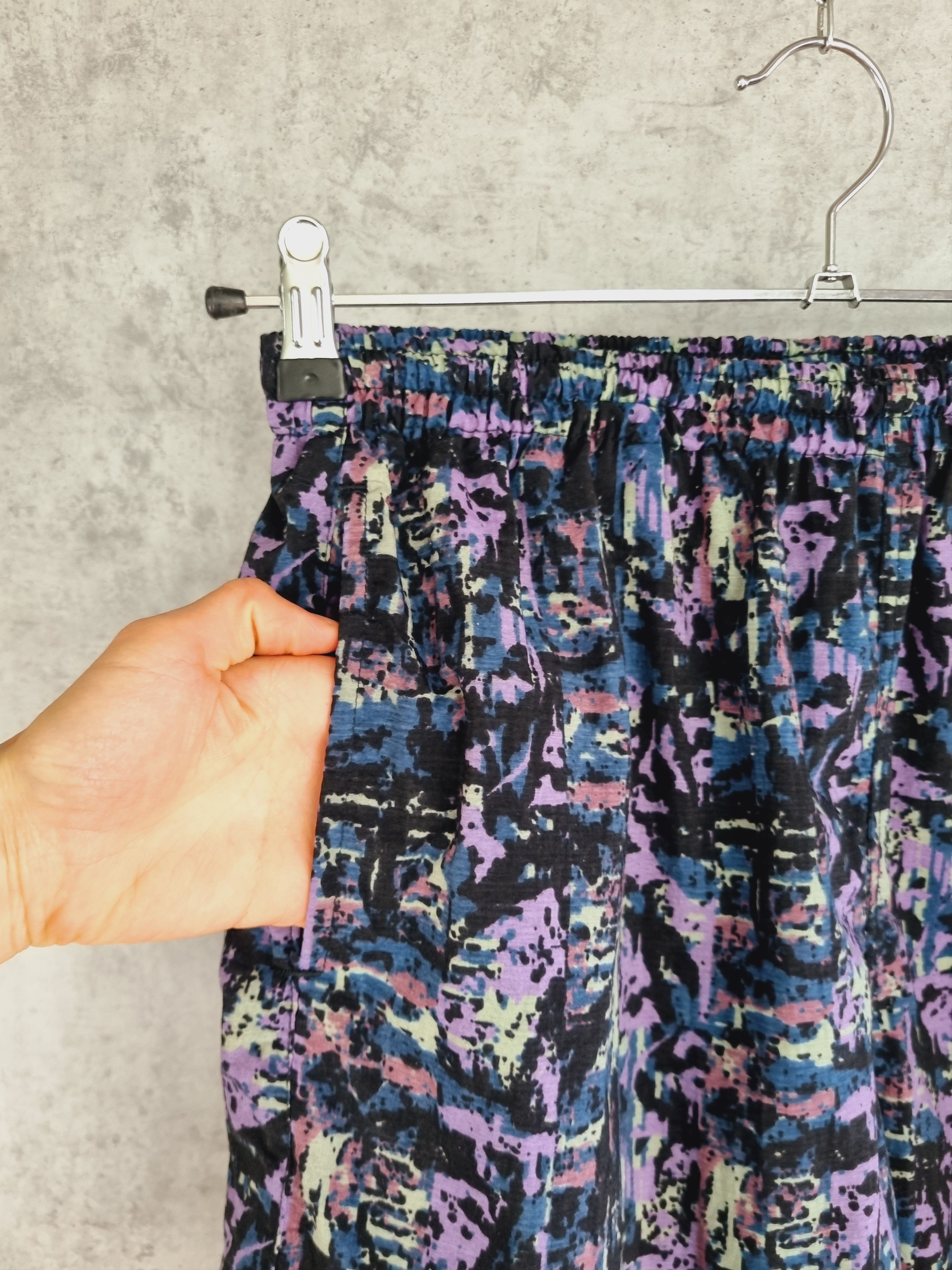 Vintage 80s Abstract Design Anzoni Light Swimming Shorts Size US 30 / EU 46 - 4 Thumbnail
