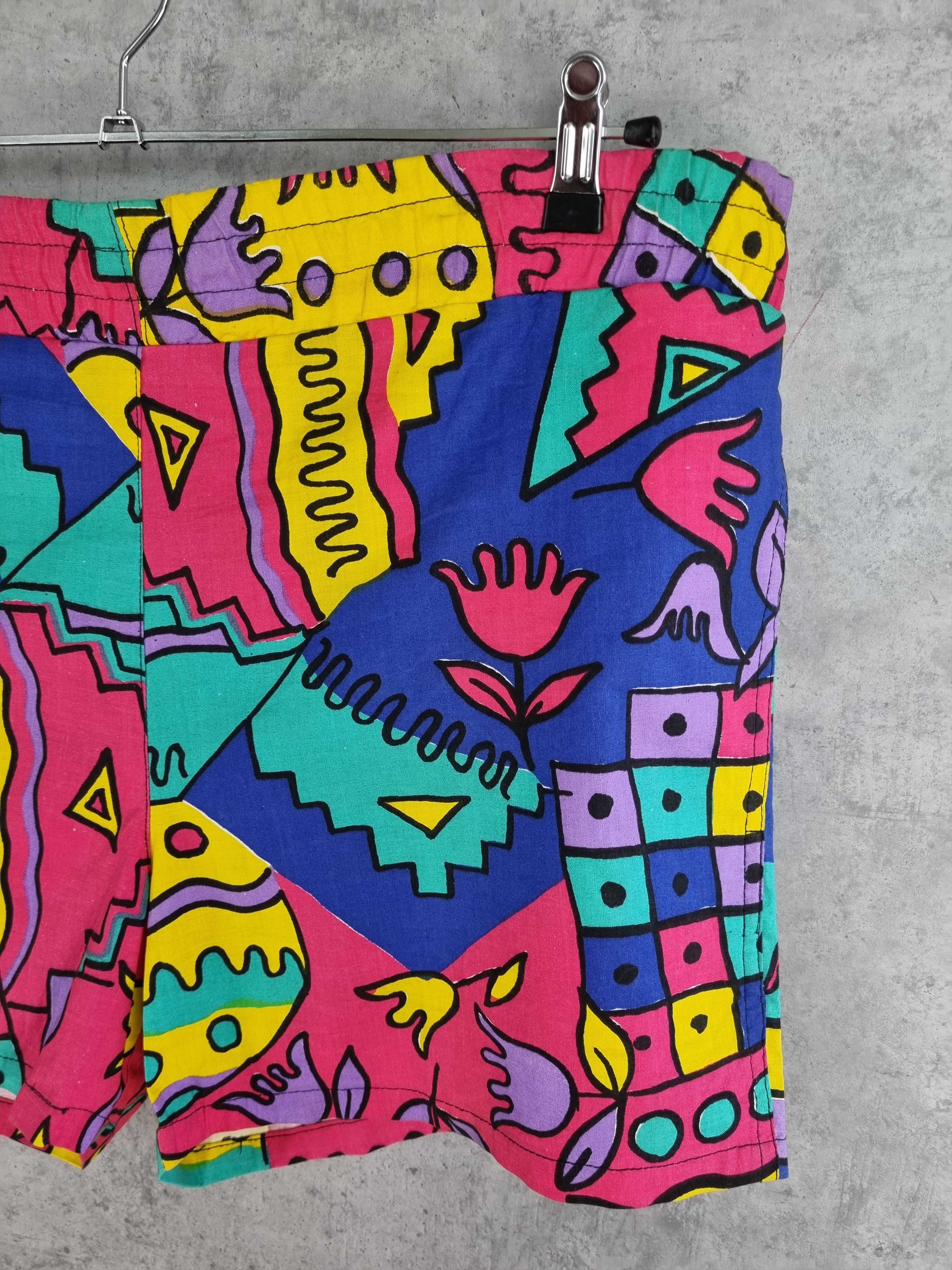 Keith Haring Rare Abstract Hawaiian Design Big Size Shorts Kith Haring Size US 36 / EU 52 - 5 Thumbnail