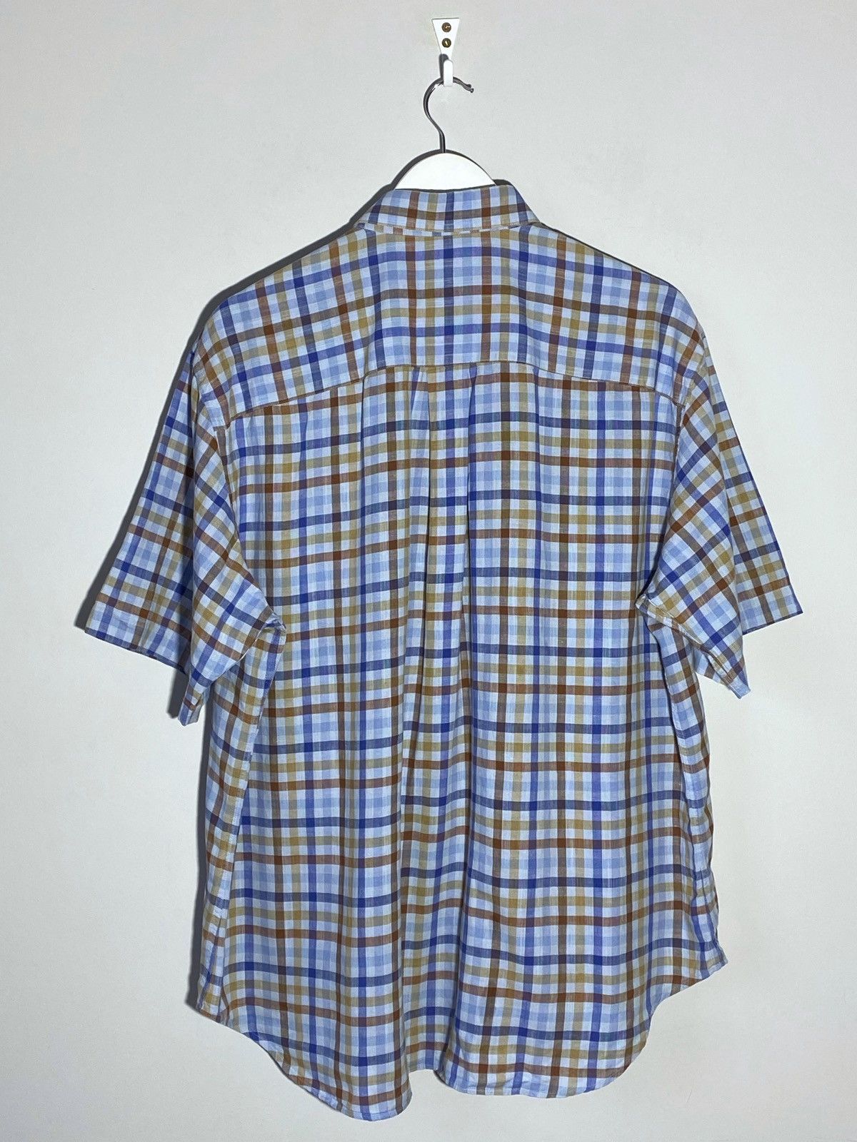 Burberry Burberry Vintage Rare Checked Shirt Size US XL / EU 56 / 4 - 3 Thumbnail