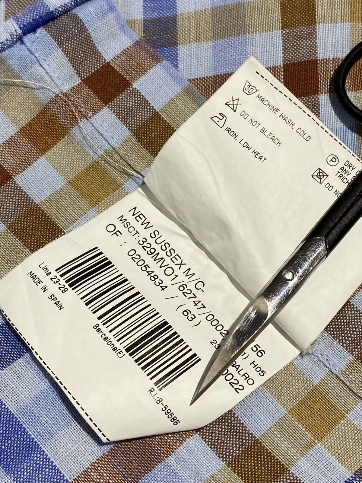 Burberry Burberry Vintage Rare Checked Shirt Size US XL / EU 56 / 4 - 13 Thumbnail