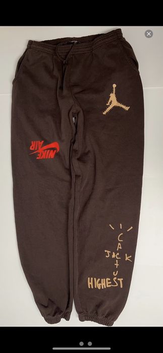 Nike Large Travis Scott Jordan Cactus Jack Highest Sweatpant | Grailed