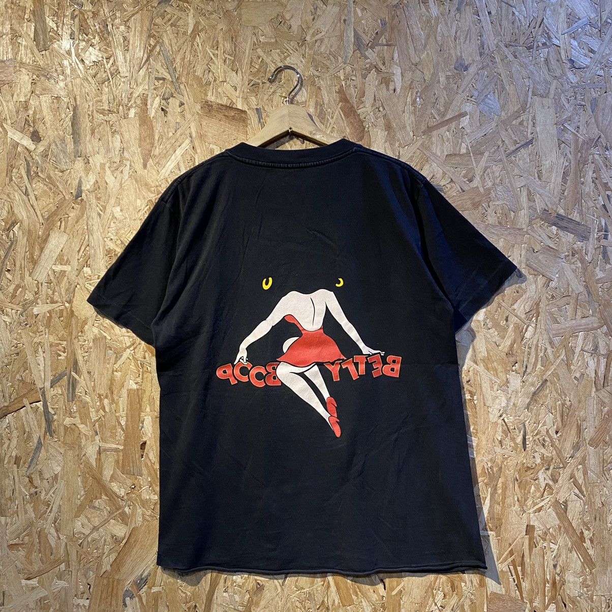 Cartoon Network × Vintage VINTAGE RARE 1995‼️Betty Boop Cartoon Mirror Print T-Shirt Size US M / EU 48-50 / 2 - 2 Thumbnail