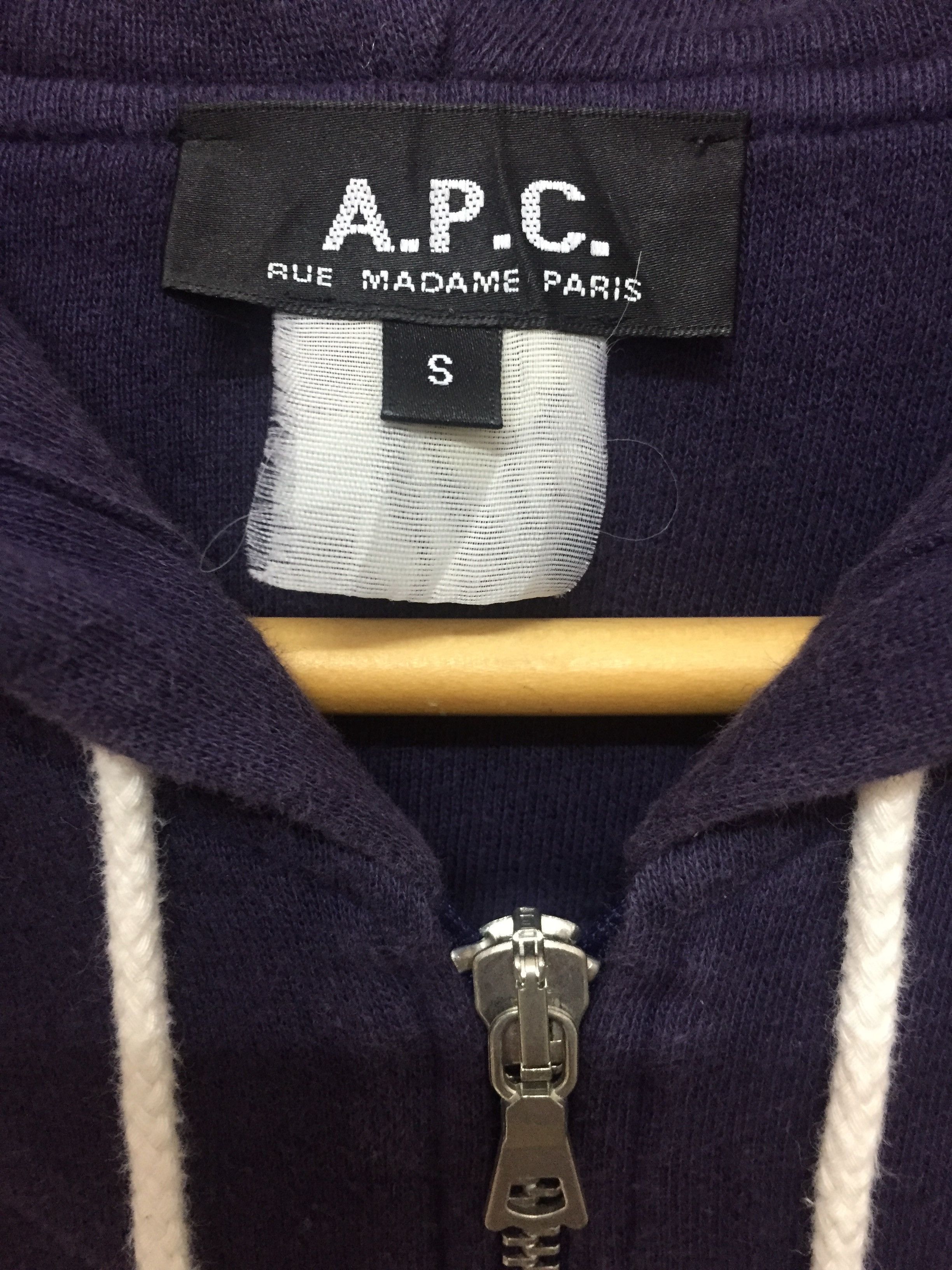 A.P.C. APC Paris zipper hoodie Size US XS / EU 42 / 0 - 6 Thumbnail