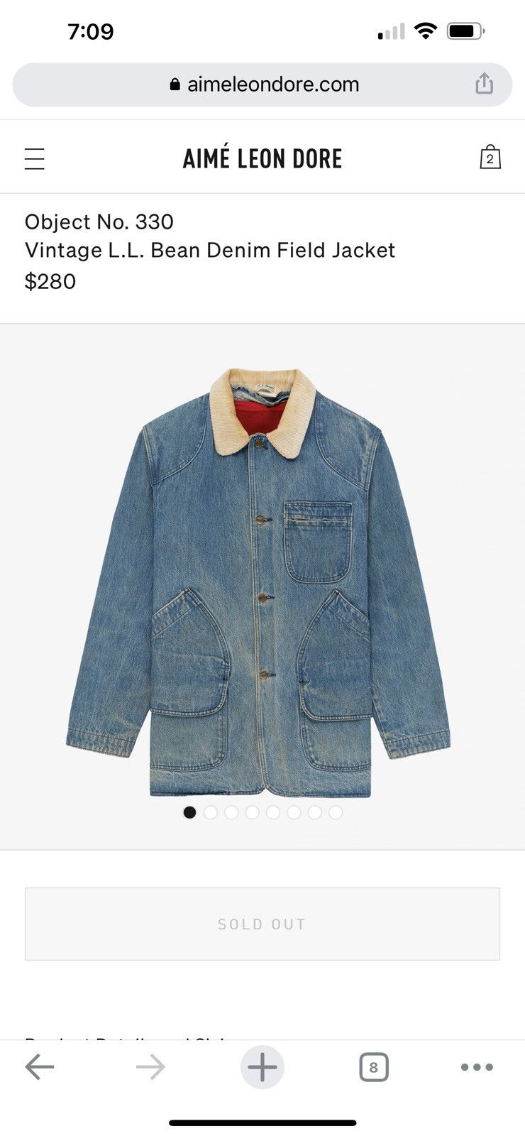 Aime Leon Dore Object No. 330: L.L Bean Denim Jacket Size US L / EU 52-54 / 3 - 12 Thumbnail