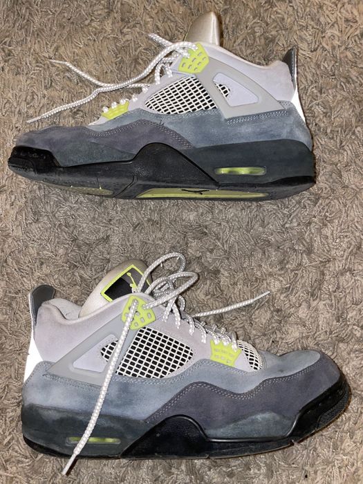 air jordan 4 retro le neon