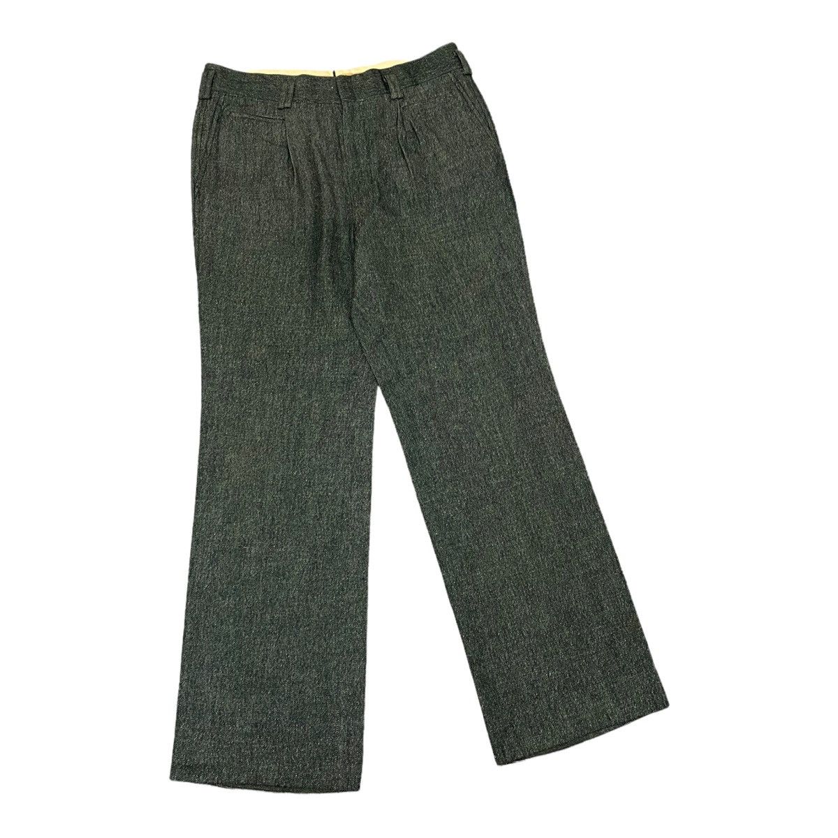 Designer JAPANESE BRAND GALBO WOOL BLEND TROUSERS PANTS Size US 34 / EU 50 - 3 Thumbnail