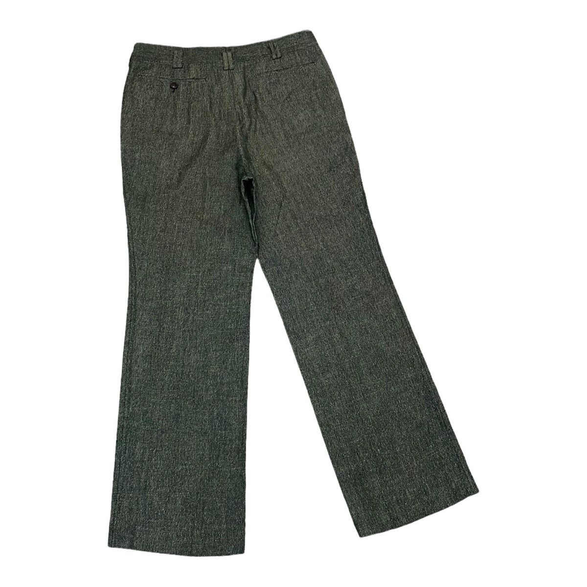 Designer JAPANESE BRAND GALBO WOOL BLEND TROUSERS PANTS Size US 34 / EU 50 - 4 Thumbnail