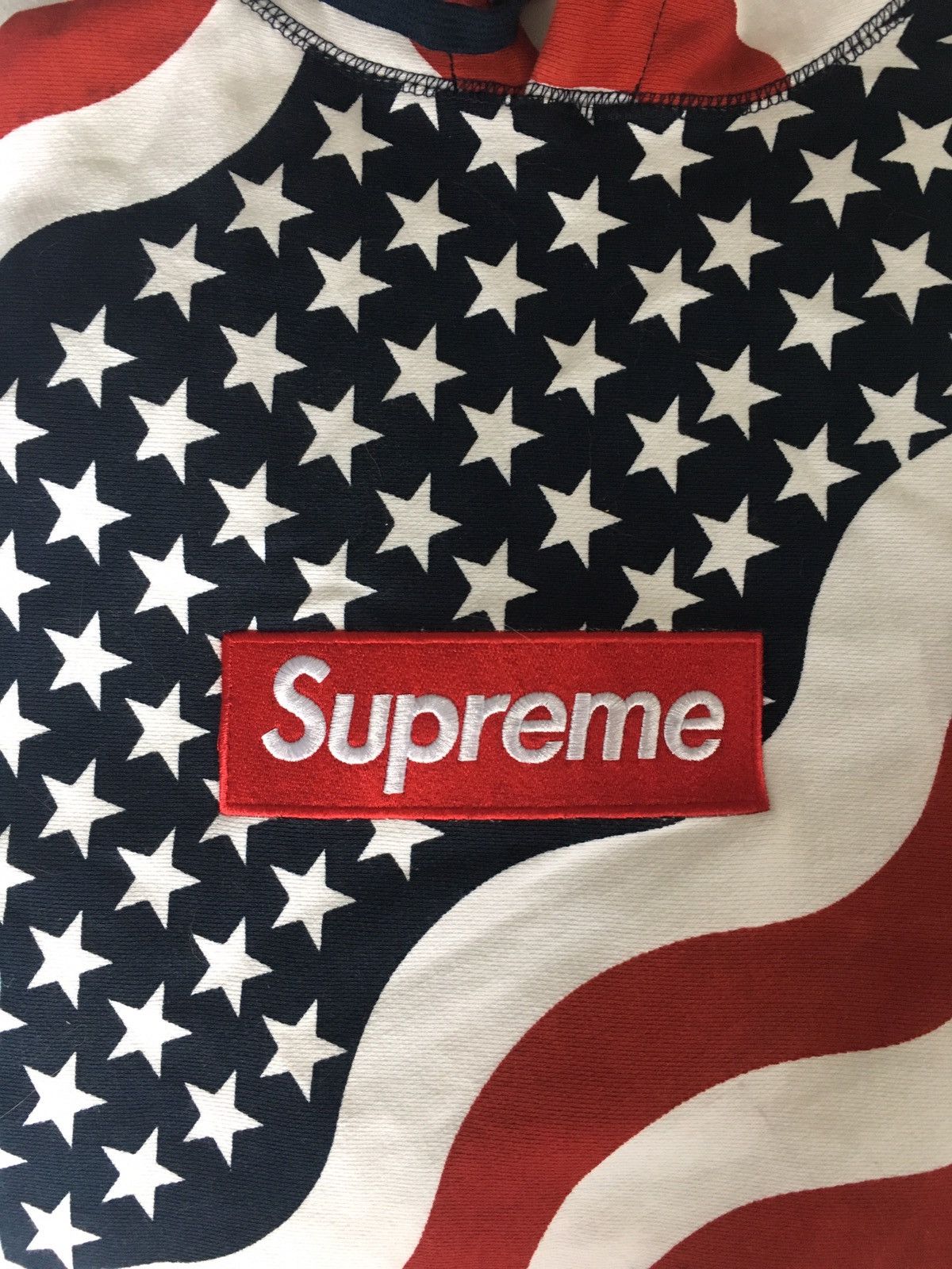Supreme American Flag Box Logo Hoodie Size US XL / EU 56 / 4 - 2 Preview