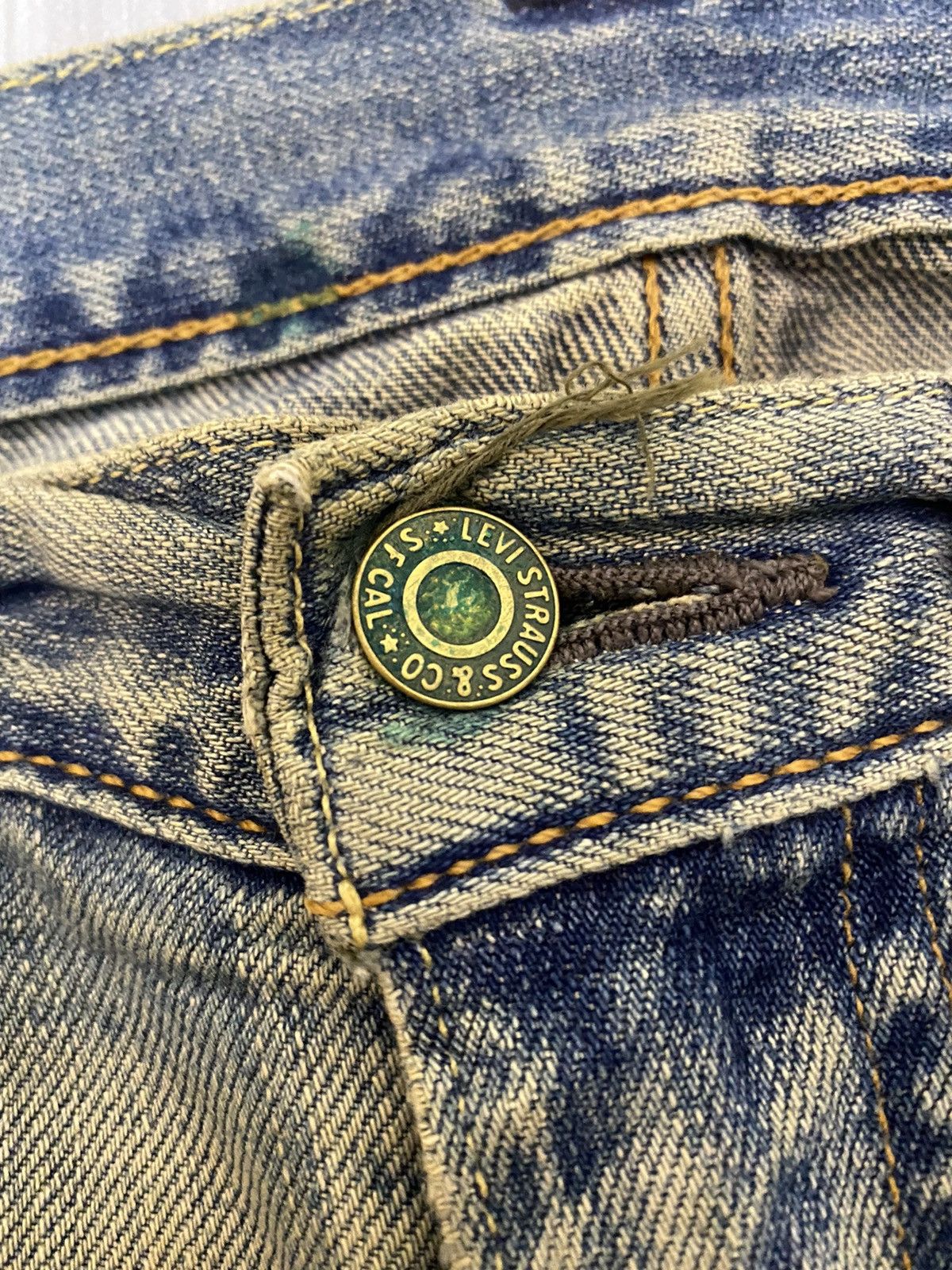 Levi's × Levi's Vintage Clothing 🔥LEVIS 505 RUSTY MADE IN JAPAN KURT COBAIN DISTRESSED JEANS Size US 31 - 8 Thumbnail