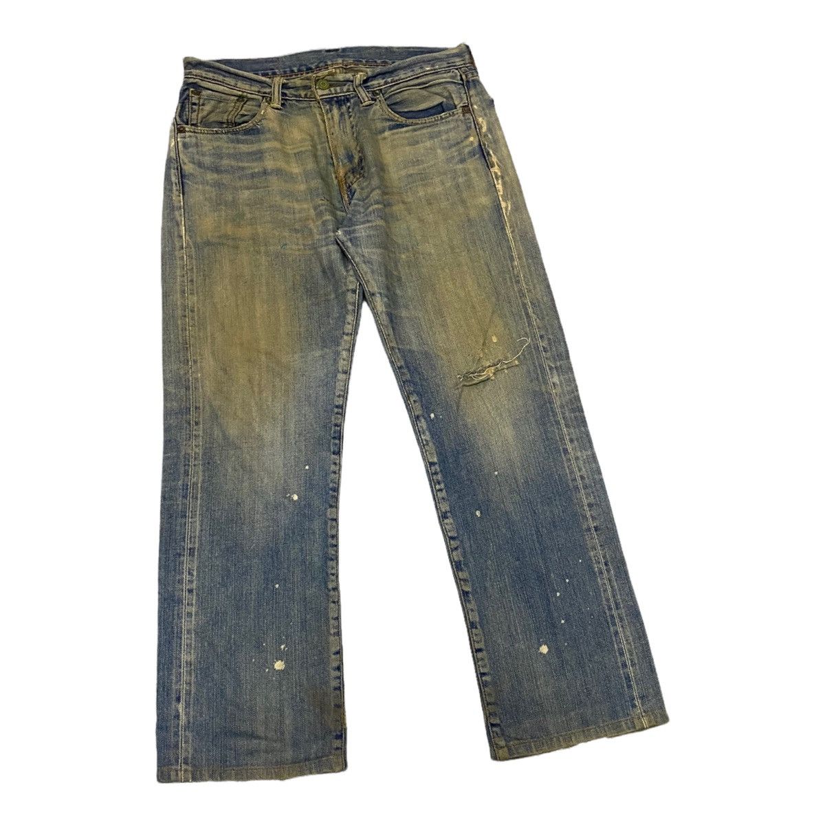 Levi's × Levi's Vintage Clothing 🔥LEVIS 505 RUSTY MADE IN JAPAN KURT COBAIN DISTRESSED JEANS Size US 31 - 3 Thumbnail
