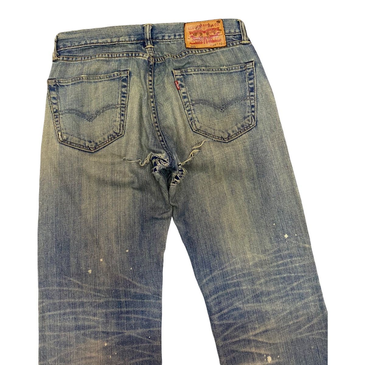 Levi's × Levi's Vintage Clothing 🔥LEVIS 505 RUSTY MADE IN JAPAN KURT COBAIN DISTRESSED JEANS Size US 31 - 6 Thumbnail