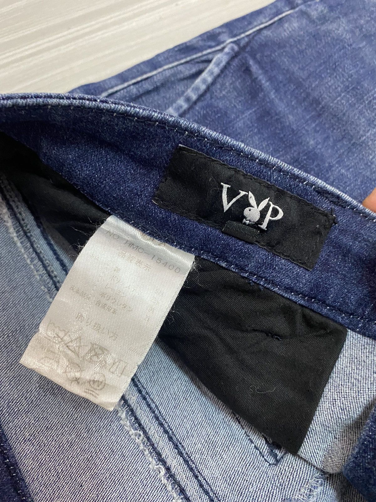 Hysteric Glamour × Playboy PLAYBOY VINTAGE MINIMAL STRETCH DENIM JEANS Size US 34 / EU 50 - 8 Thumbnail
