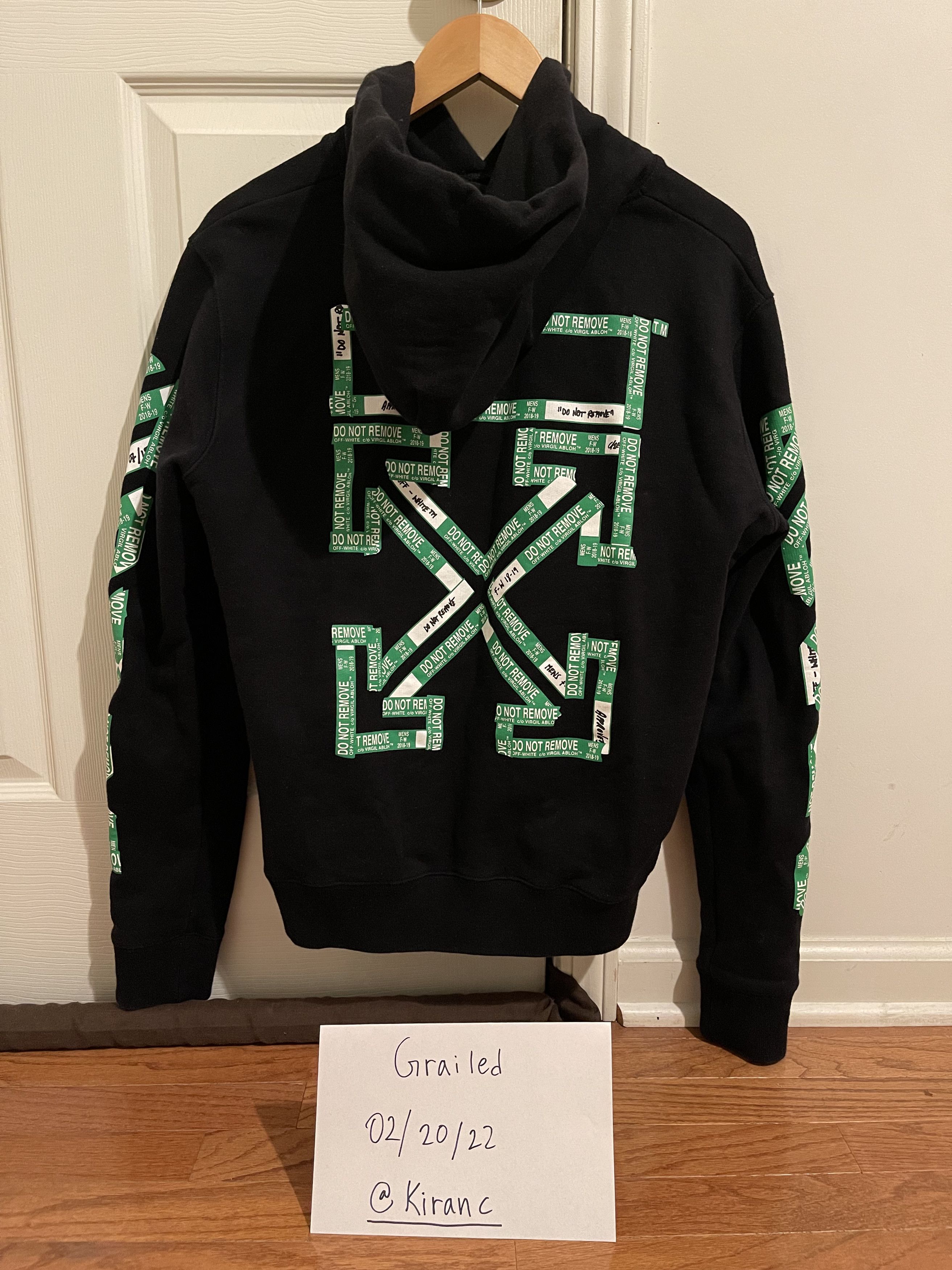 Off White Off White SSENSE Exclusive Black 3D Diag Hoodie Grailed