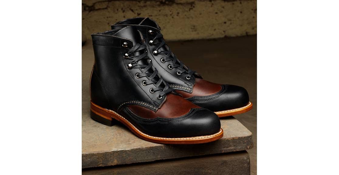 Wolverine Addison Two-Tone Wingtip Boots Size US 11 / EU 44 - 1 Preview