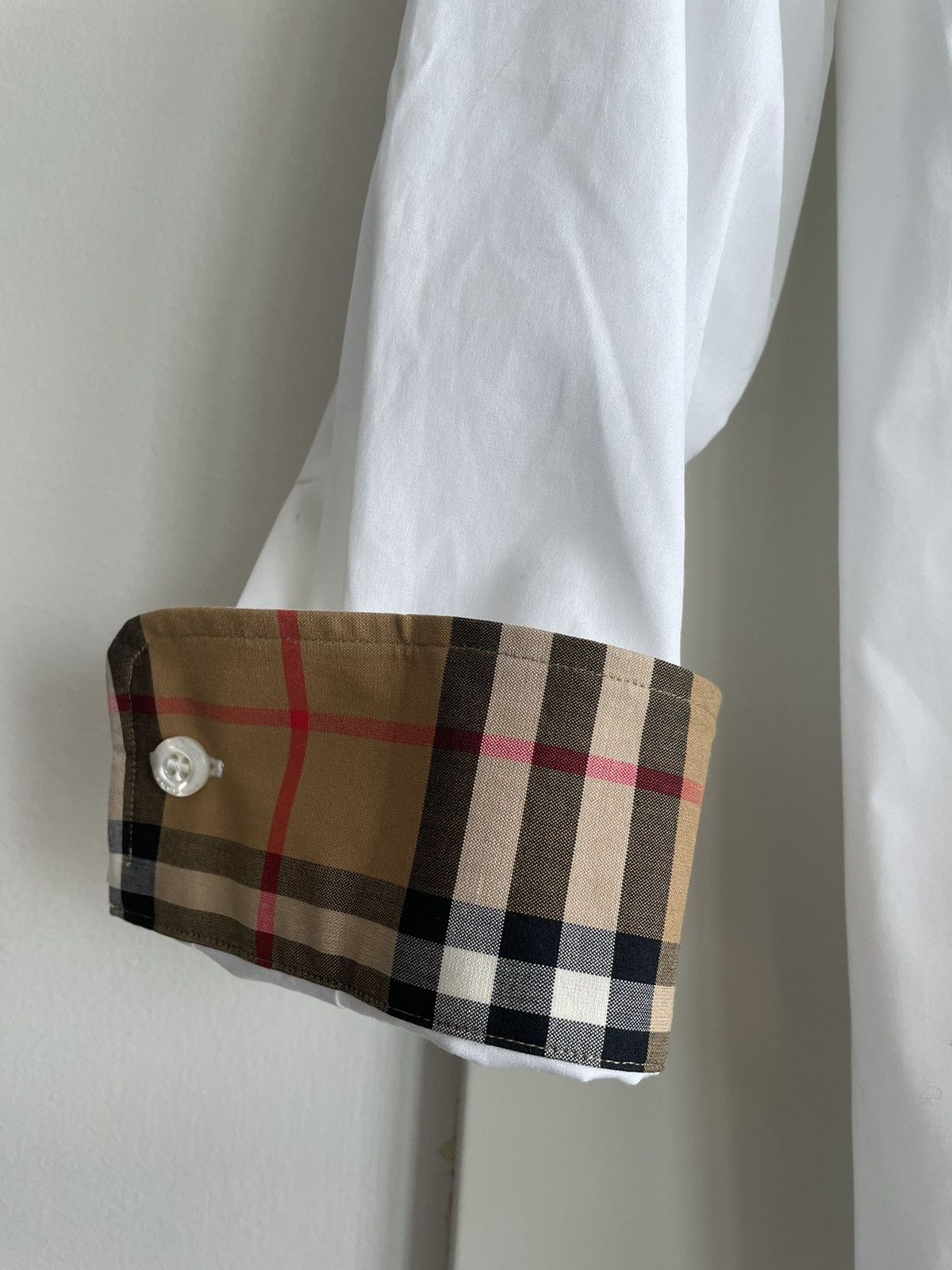Burberry Brand New Rare Classic Iconic Burberry Logo Check Shirt Size US L / EU 52-54 / 3 - 6 Thumbnail
