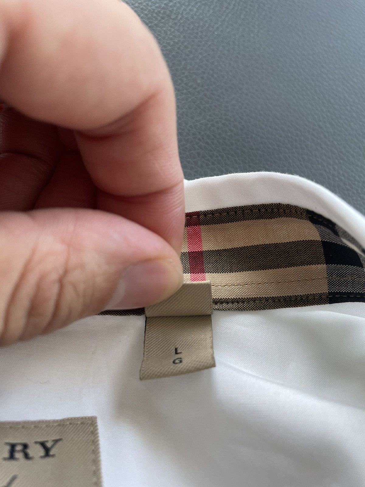 Burberry Brand New Rare Classic Iconic Burberry Logo Check Shirt Size US L / EU 52-54 / 3 - 9 Thumbnail