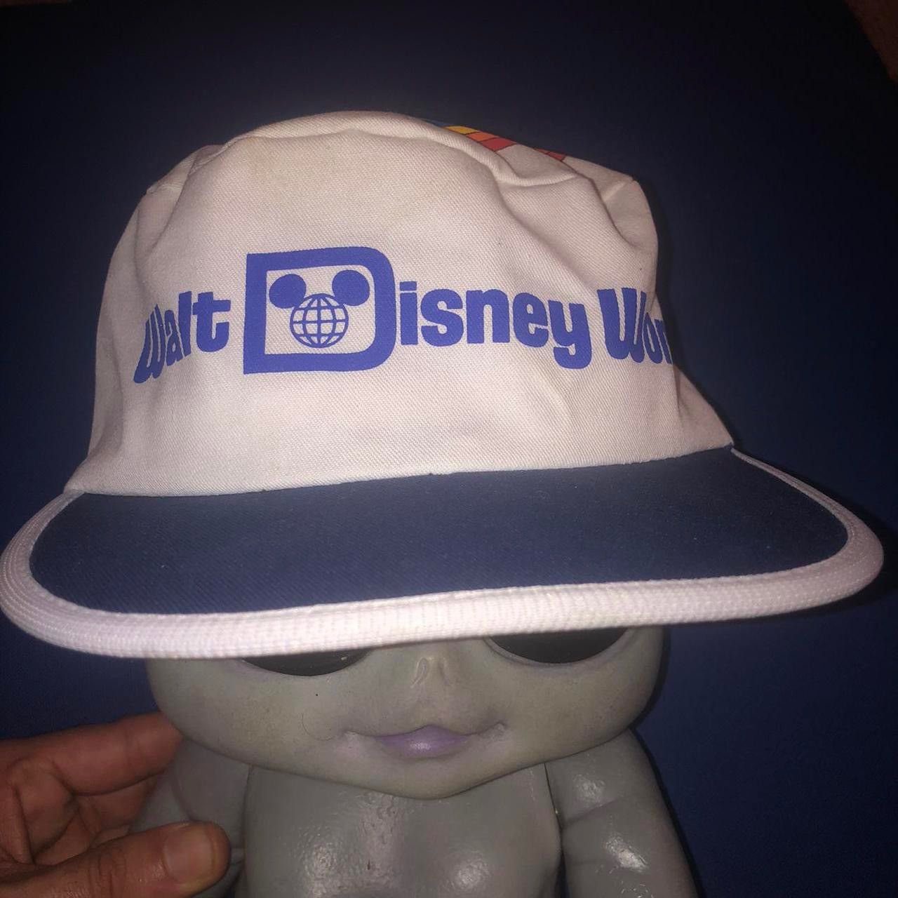 Disney 80s Vintage Mickey Mouse Painter Cap Disney Hat Made in USA Size ONE SIZE - 3 Thumbnail