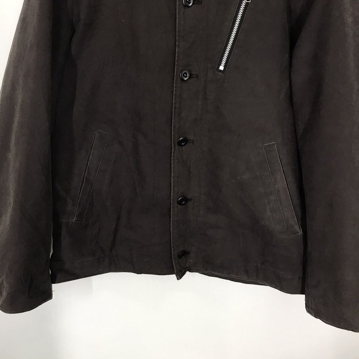 Japanese Brand × Takeo Kikuchi Takeo Kikuchi Full Zip Military Style Jacket Size US L / EU 52-54 / 3 - 3 Thumbnail