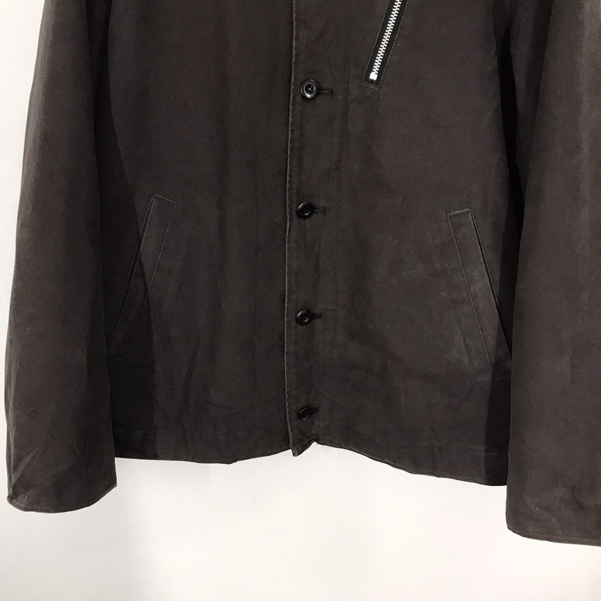 Japanese Brand × Takeo Kikuchi Takeo Kikuchi Full Zip Military Style Jacket Size US L / EU 52-54 / 3 - 6 Thumbnail