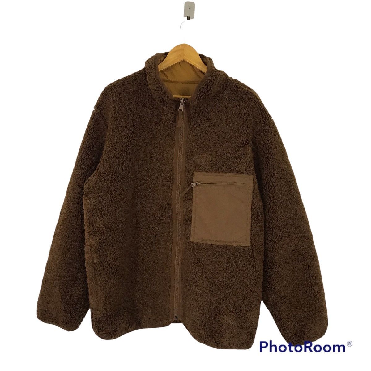 Japanese Brand × Lemaire Lemaire x Uniqlo Reversible Deep Pile Sherpa Jacket Size US XXL / EU 58 / 5 - 1 Thumbnail