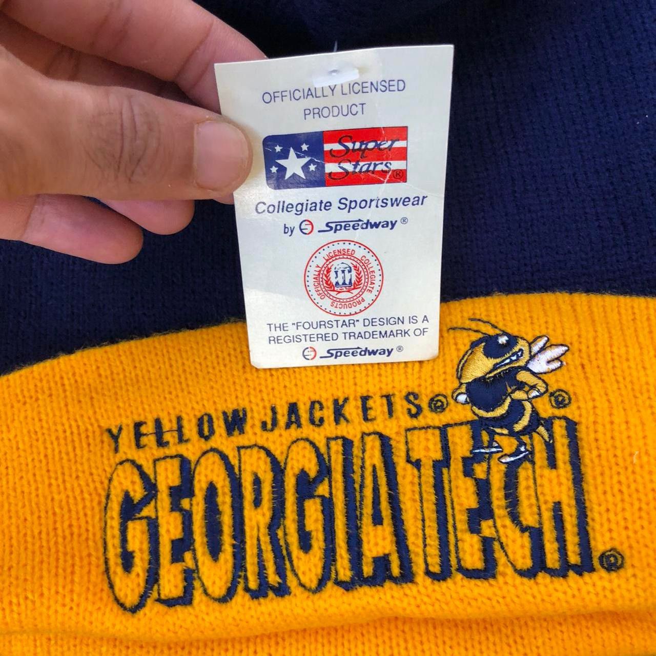 NCAA × Vintage NWT DS 80s Vintage Georgia Tech Winter Hat ncaa college Size ONE SIZE - 3 Thumbnail